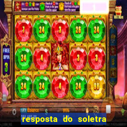 resposta do soletra de hoje